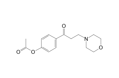 1-(4-Acetoxyphenyl)-3-morpholino-propan-1-one