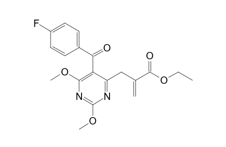2-[5-(4-Fluorobenzoyl)-2,6-dimethoxypyrimidin-4-ylmethyl]acrylic acid ethyl ester