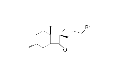 exo-(1SR,6RS,8RS)-8-(3'-Bromopropyl)-1,4,8-trimethylbicyclo[4.2.2]octan-7-one
