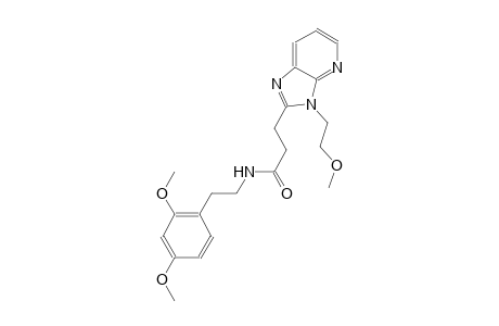 3H-imidazo[4,5-b]pyridine-2-propanamide, N-[2-(2,4-dimethoxyphenyl)ethyl]-3-(2-methoxyethyl)-