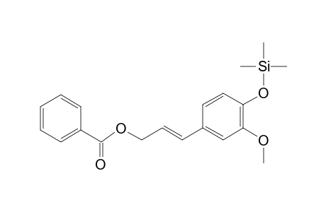 Coniferyl benzoate (E)-, mono-TMS