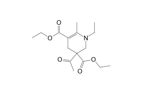 1-Ethyl-3-acetyl-3,5-bis-(ethoxycarbonyl)-6-methyl-1,2,3,4-tetrahydropyridine