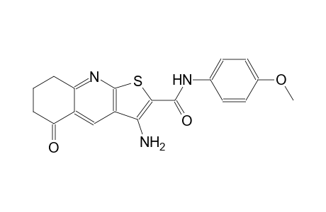 thieno[2,3-b]quinoline-2-carboxamide, 3-amino-5,6,7,8-tetrahydro-N-(4-methoxyphenyl)-5-oxo-