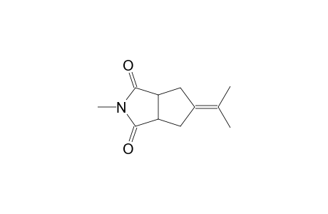 2-Methyl-5-(1-methylethylidene)tetrahydrocyclopenta[c]pyrrole-1,3(2H,3ah)-dione