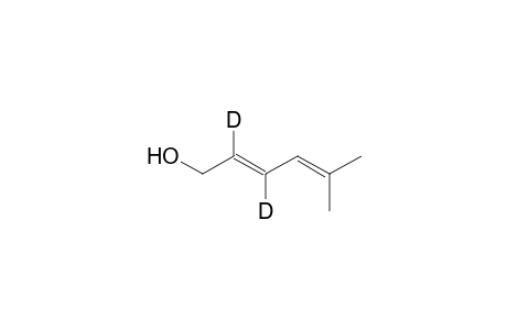 (2E)-5-Methyl[2,3-D2]hexa-2,4-dien-1-ol