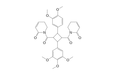 PIPERARBORENINE_D;BIS-5,6-DIHYDRO-2-(1-H)-PYRIDONYL-TRANS-TRANS-TRANS-2-(2,4-DIMETHOXYPHENYL)-4-(3,4,5-TRIMETHOXYPHENYL)-1,3-CYCLOBUTANEDI
