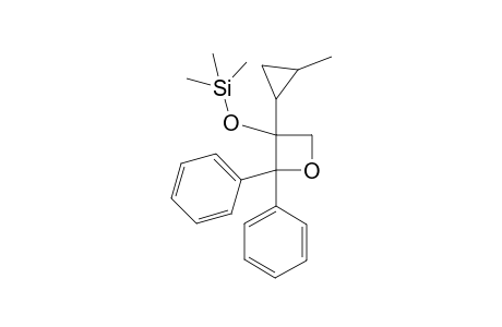 Trimethyl-[3-(2-methylcyclopropyl)-2,2-diphenyl-oxetan-3-yl]oxy-silane