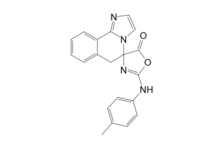 Spiro[2-(4-Methylphenylamino)-1,3-oxazolin-5-one-4,1'-imidazolo[2,3-a]isoquinoline]