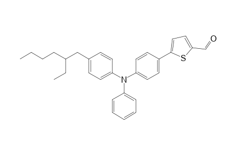 5-(4-((4-(2-Ethylhexyl)phenyl)(phenyl)amino)phenyl)thiophene-2-carbaldehyde