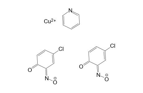 Copper, bis(4-chloro-3,5-cyclohexadiene-1,2-dione 2-oximato-N2,O1)(pyridine)-
