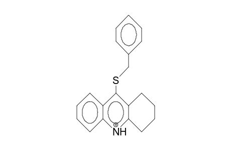 9-Benzylthio-1,2,3,4-tetrahydro-acridinium cation