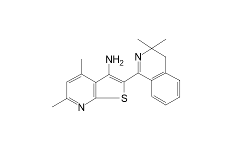 2-(3,3-dimethyl-4H-isoquinolin-1-yl)-4,6-dimethyl-3-thieno[2,3-b]pyridinamine