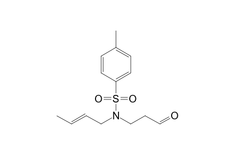 N-(2-Butenyl)-N-(3-oxopropyl)-p-toluenesulfonamide