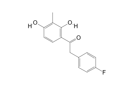 1-(2,4-dihydroxy-3-methylphenyl)-2-(4-fluorophenyl)ethanone