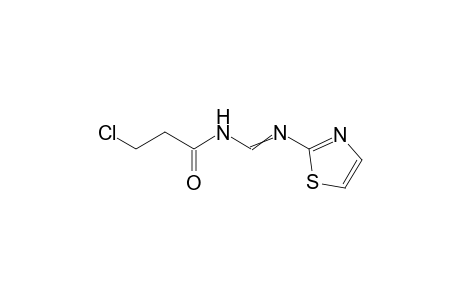 3-Chloro-N-((thiazol-2-ylimino)methyl)propanamide