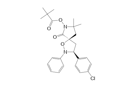 2-PHENYL-3-(4-CHLOROPHENYL)-6-OXO-7-(1,1-DIMETHOXYCARBONYL)-8,8-DIMETHYL-1-OXA-2,7-DIAZASPIRO-[4.4]-NONANE