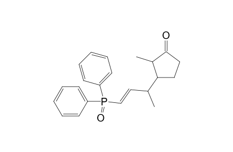 1'RS,2SR,2'E,3SR)-3-[3-(diphenylphosphinyl)-1-methyl-2-propenyl]-2-methyl-cyclopentanone