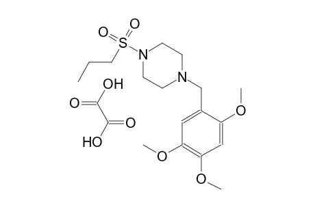 1-(propylsulfonyl)-4-(2,4,5-trimethoxybenzyl)piperazine oxalate