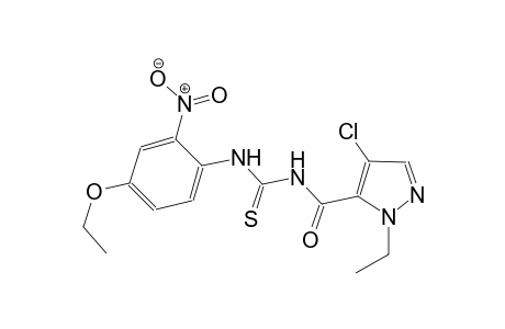 N-[(4-chloro-1-ethyl-1H-pyrazol-5-yl)carbonyl]-N'-(4-ethoxy-2-nitrophenyl)thiourea