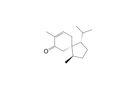 (1R,4S,5S)-1,8-dimethyl-4-propan-2-yl-9-spiro[4.5]dec-7-enone