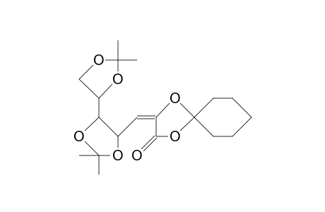 (4R,5S,6R)-4,5:6,7-(Di-O-isopropylidene)-pentylidenecyclohexanespiro-2'-(1',3'-dioxolan)-4'-one