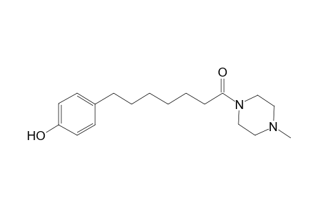 4-Hydroxyphenyl-PA-M7:0 [7-(4-Hydroxyphenyl)heptyl-N-methylpiperazinamide]