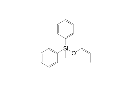 (Z/E)-1-(Methyldiphenylsiloxy)-1-propene