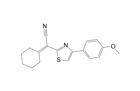 Cyclohexylidene-[4-(4-methoxy-phenyl)-thiazol-2-yl]-acetonitrile