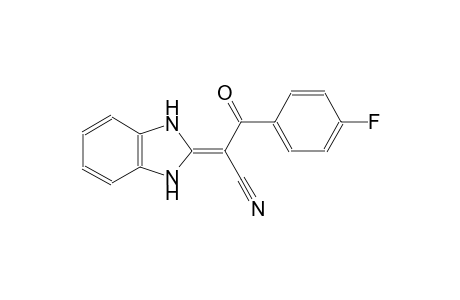 2-(1,3-dihydro-2H-benzimidazol-2-ylidene)-3-(4-fluorophenyl)-3-oxopropanenitrile