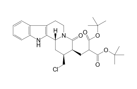 [2beta-(Chloromethyl)-1,2,3,4,6,7,12,12bbeta-octahydro-4-oxoindolo[2,3-a]quinolizin-3beta-ylmethyl]malonic acid di-tert-butylester