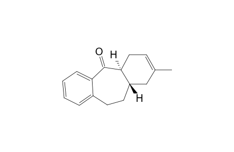 5H-Dibenzo[a,d]cyclohepten-5-one, 1,4,4a,10,11,11a-hexahydro-2-methyl-, trans-