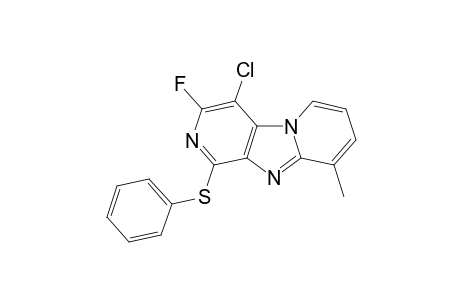 4-Chloro-3-fluoro-1-phenylsulfanyl-9-methyl-dipyrido[1,2-a;3'-4'd]imidazole