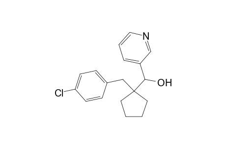 3-Pyridinemethanol, alpha-[1-[(4-chlorophenyl)methyl]cyclopentyl]-