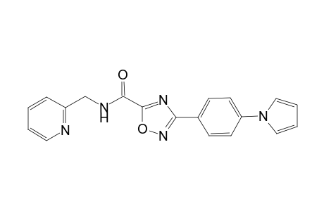 1,2,4-Oxadiazole-5-carboxamide, N-(2-pyridinylmethyl)-3-[4-(1H-pyrrol-1-yl)phenyl]-