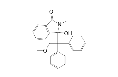 3-(1,1-diphenyl-2-methoxyethyl)-3-hydroxy-2-methylisoindolin-1-one