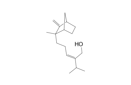 (Z) -5 -(2 -Methyl-3 -methylene-bicyclo[2.2.1]hept-2 -yl) -2 -isopropyl-pent-2 -enol