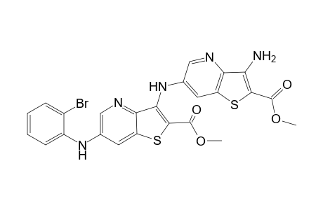 Methyl 3-amino-6-(2-bromophenylamino)-2-(methoxycarbonyl)thieno[3,2-b]pyridine-3-ylamino]thieno[3,2-b]pyridine-2-carboxylate