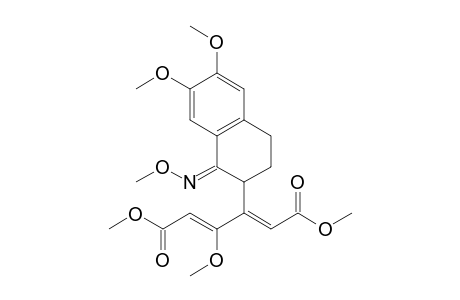 2-[3'-Methoxy-1',4'-bis(methoxycarbonyl)-1',3'-butadien-2'-yl]-1-(methoxyimino)-6,7-bis(methoxy)-1,2,3,4-tetrahydronaphthalene