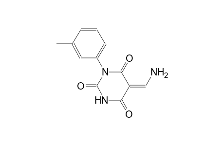 (5Z)-5-(aminomethylene)-1-(3-methylphenyl)-2,4,6(1H,3H,5H)-pyrimidinetrione