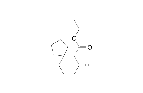 rel-(6R,7R)-7-methylspiro[4.5]decane-6-carboxylic acid ethyl ester