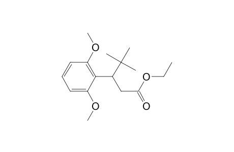 Benzenepropanoic acid, .beta.-(1,1-dimethylethyl)-2,6-dimethoxy-, ethyl ester