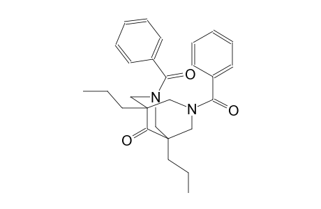 3,7-dibenzoyl-1,5-dipropyl-3,7-diazabicyclo[3.3.1]nonan-9-one