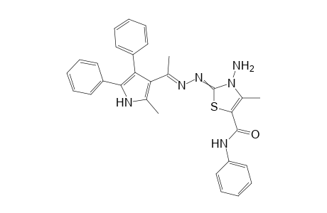 anti-2-[2-{1-(2-Methyl-4,5-diphenyl-1H-pyrrol-3-yl)ethylidene}hydrazono]-3-amino-4-methyl-N-phenyl-2,3-dihydrothiazole-5-carboxamide