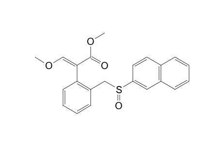 Benzeneacetic acid, alpha-(methoxymethylene)-2-[(2-naphthalenylsulfinyl)methyl]-, methyl ester