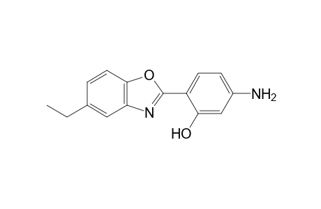 Phenol, 5-amino-2-(5-ethyl-1,3-benzoxazol-2-yl)-