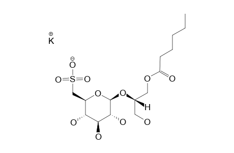 1-O-HEXANOYL-2-O-(BETA-D-SULFOQUINOVOPYRANOSYL)-SN-GLYCEROL-POTASSIUM-SALT