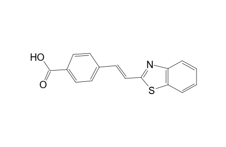 Benzoic acid, 4-[2-(2-benzothiazolyl)ethenyl]-