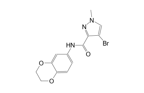 4-bromo-N-(2,3-dihydro-1,4-benzodioxin-6-yl)-1-methyl-1H-pyrazole-3-carboxamide