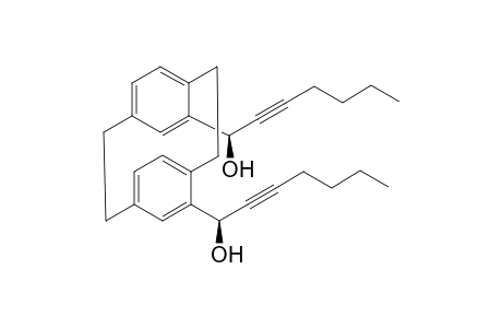 4,13-bis(1'(S)-Hydroxy-2'-hexyn-1'-yl)-[2.2]paracyclophane