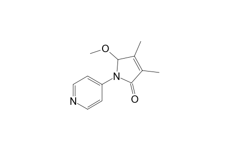 5-Methoxy-3,4-dimethyl-1-(4-pyridyl)-1,5-dihydro-2H-pyrrol-2-one